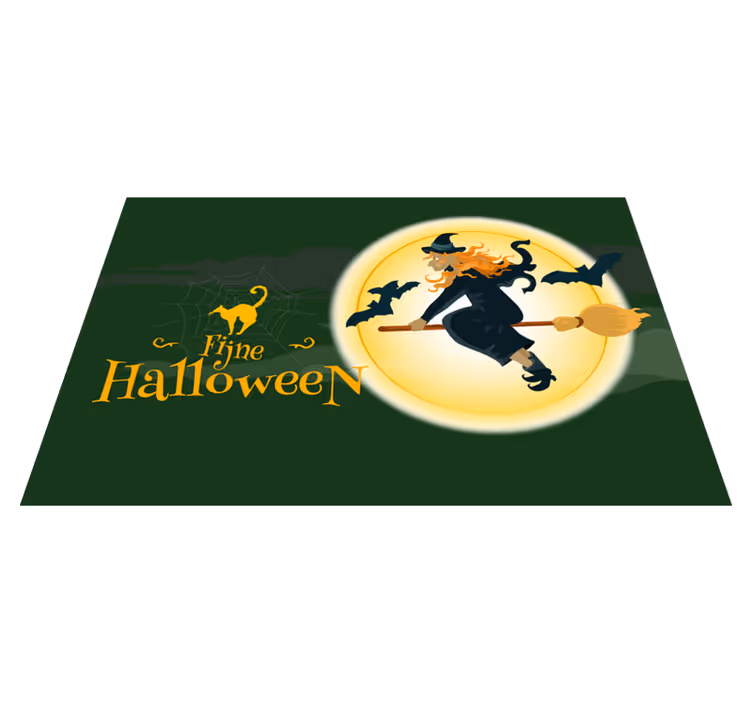 Halloweenske prestieranie s čarodejnicou na metle - Tenstickers