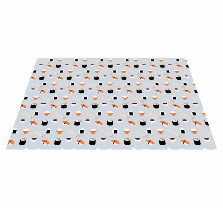 Roztomilé vinylové prestierania na sushi - Tenstickers