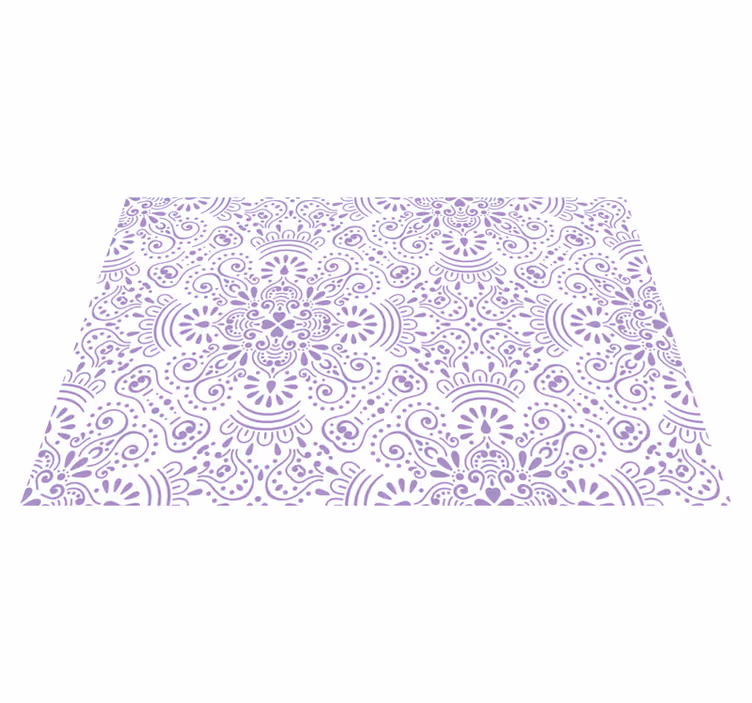 Levanduľa mandala vzor elegantné prestieranie - Tenstickers