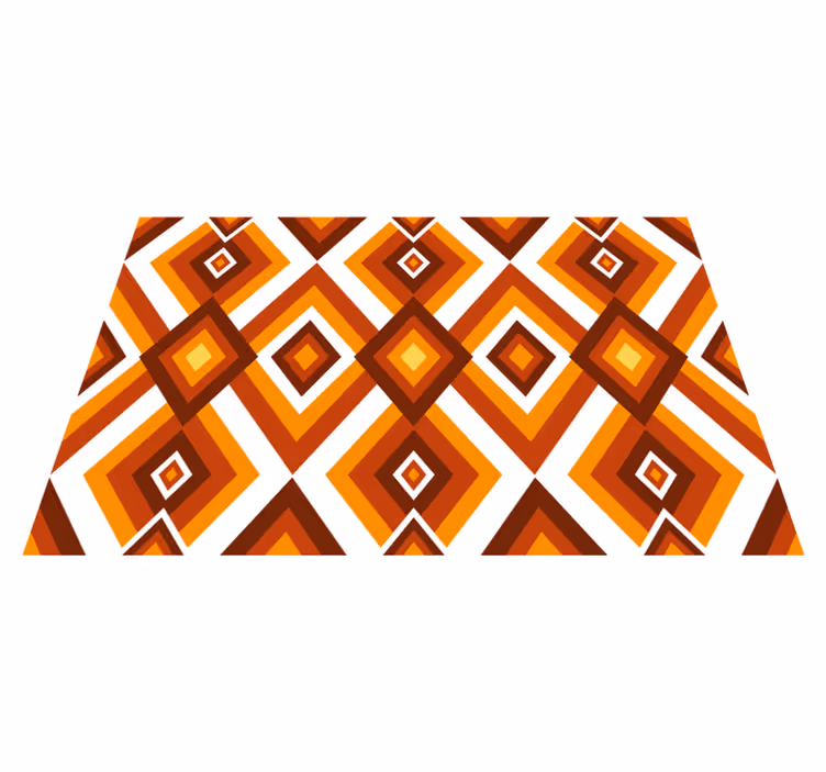 Originálne prestieranie s geometrickým diamantovým vzorom - Tenstickers