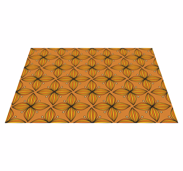 Originálne prestieranie s kvetinovo-geometrickým vzorom - Tenstickers