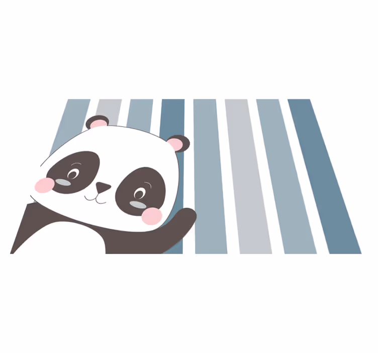 Detské prestieranie s dizajnom postavičky pandy - Tenstickers