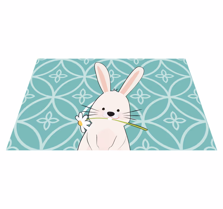 Portrét králika deti prestieranie - Tenstickers