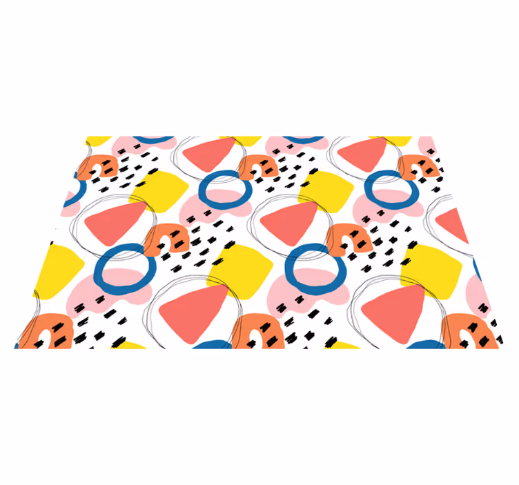 Moderné prestieranie na stôl Živé geometrické prvky - Tenstickers