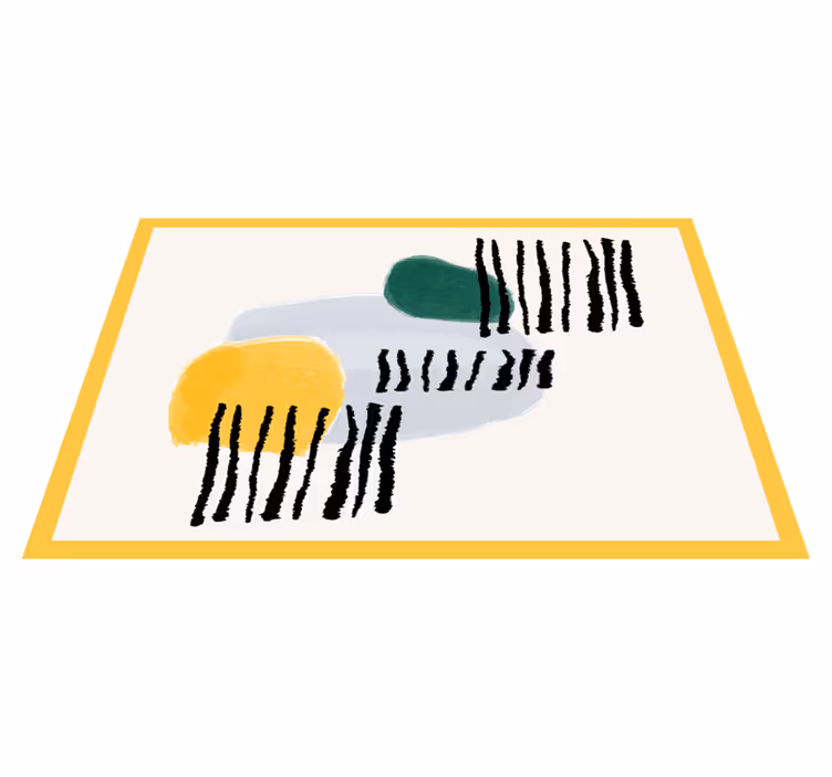 Moderné prestieranie na stôl Živé geometrické tvary - Tenstickers