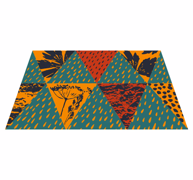 Dážď geometrické umenie originálne prestierania - Tenstickers
