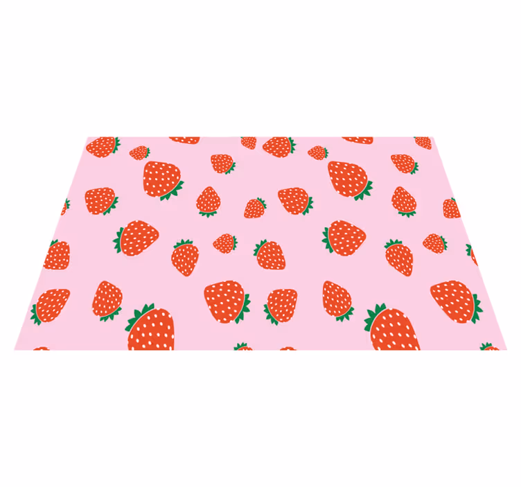 Detské prestieranie s jahodovým motívom - Tenstickers