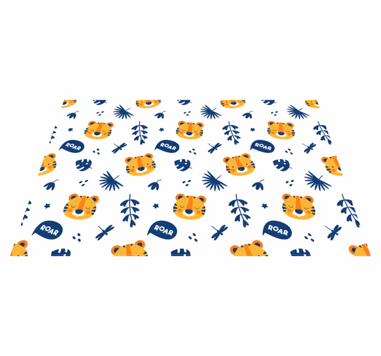 Detské prestieranie s tigrou tvárou - Tenstickers