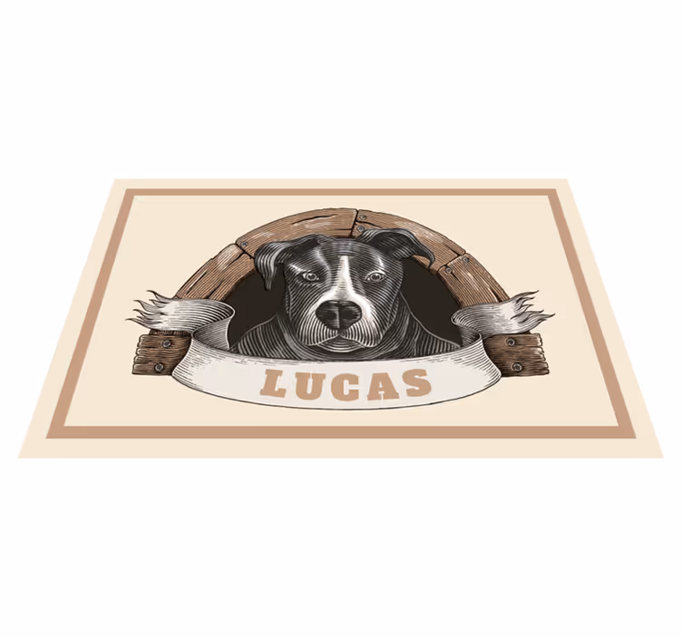 Originálne prestieranie s ilustráciou psa - Tenstickers