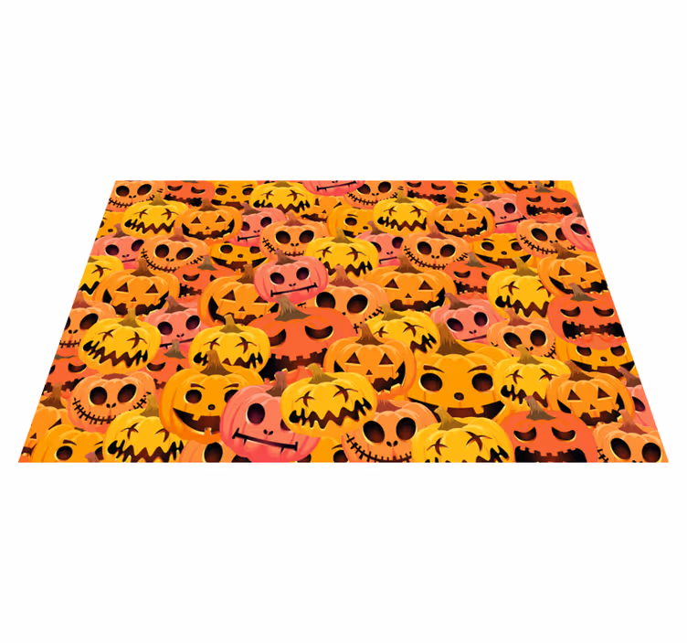 Veselé a smutné tekvice halloweenské prestierania - Tenstickers