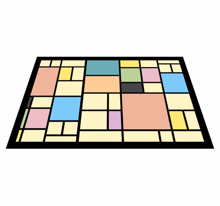 Moderné prestieranie na stôl geometrický abstraktný vzor - Tenstickers