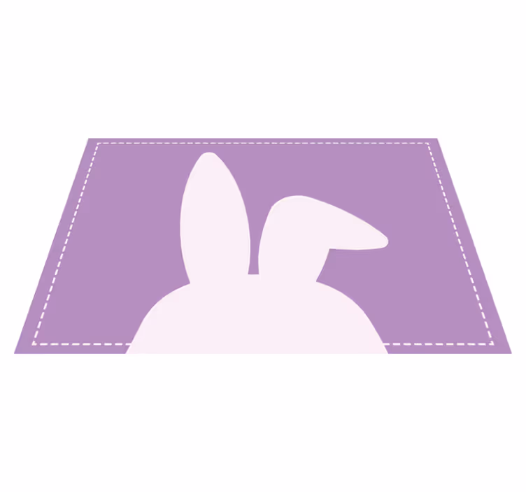 Detské prestieranie v tvare zajačích uší - Tenstickers