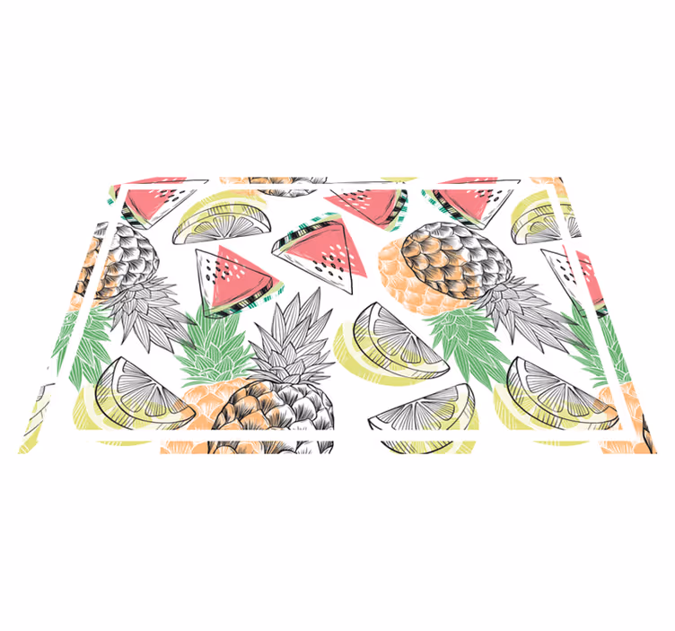 Originálne prestieranie s tropickým ovocím - Tenstickers