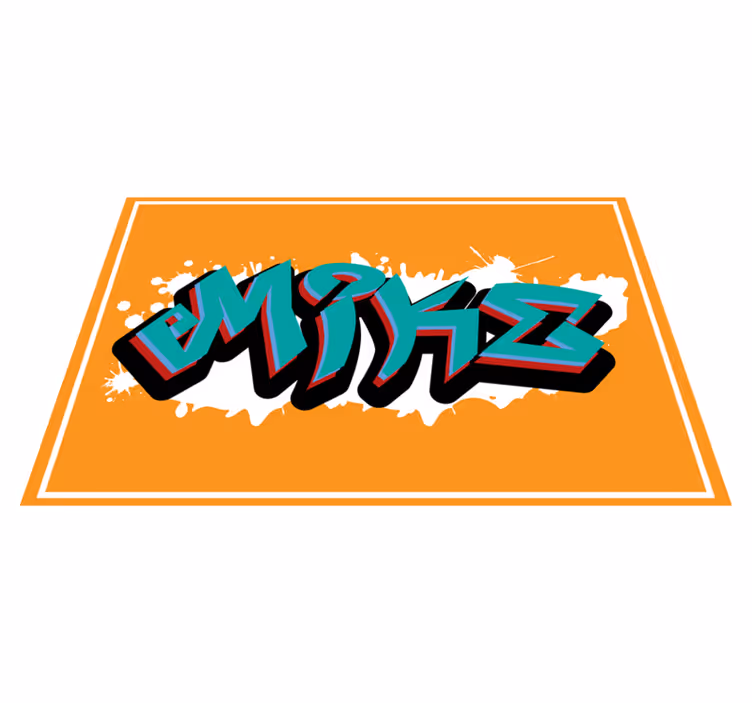 Personalizované prestieranie s king graffiti v divokom štýle - Tenstickers