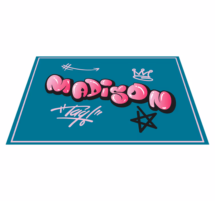 Originálne prestieranie s personalizovaným menom - Tenstickers