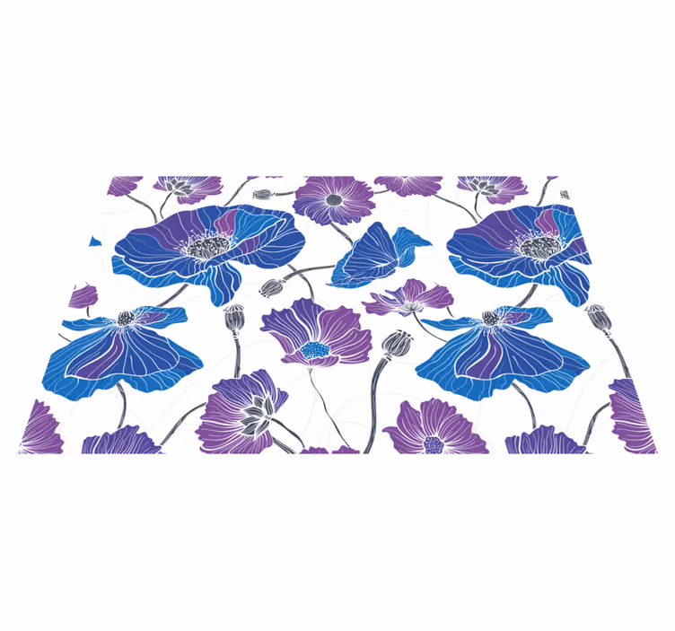 Vzorované prestieranie s živým botanickým motívom - Tenstickers