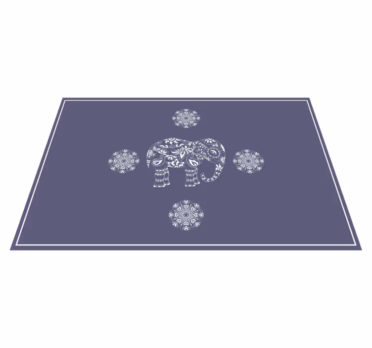 Originálne prestieranie s motívom slona - Tenstickers