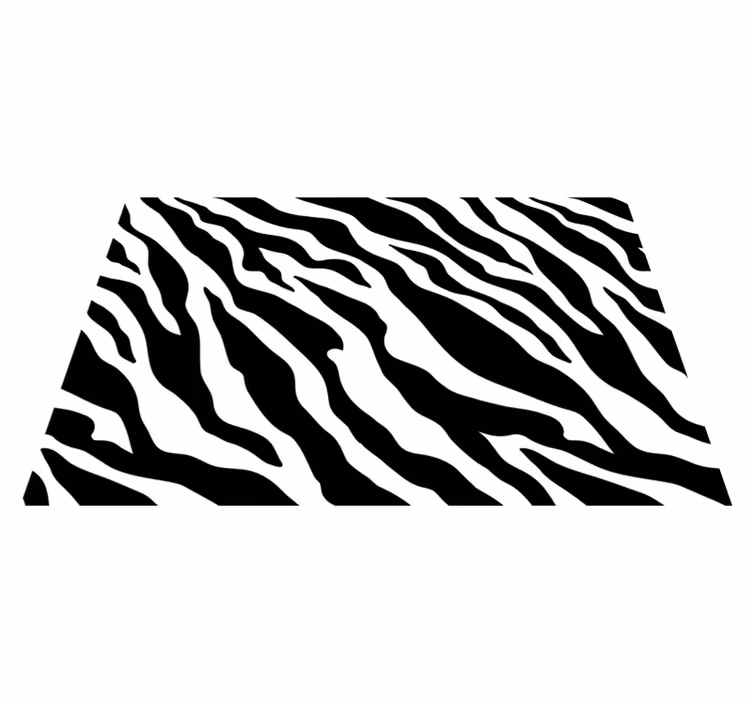 Vzorované prestieranie s pruhom zebra - Tenstickers