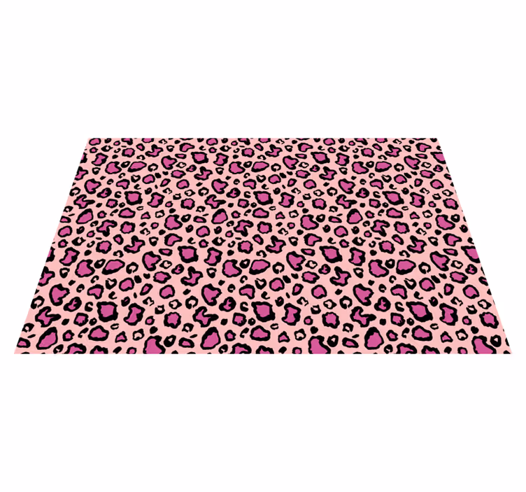 Originálne prestieranie v ružovom leopardom vzore - Tenstickers