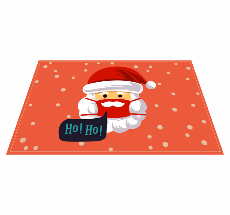 Vianočné prestieranie santa claus radosť - Tenstickers