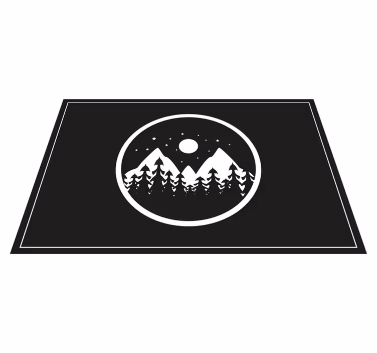Hory s borovicami originálne podložky - Tenstickers