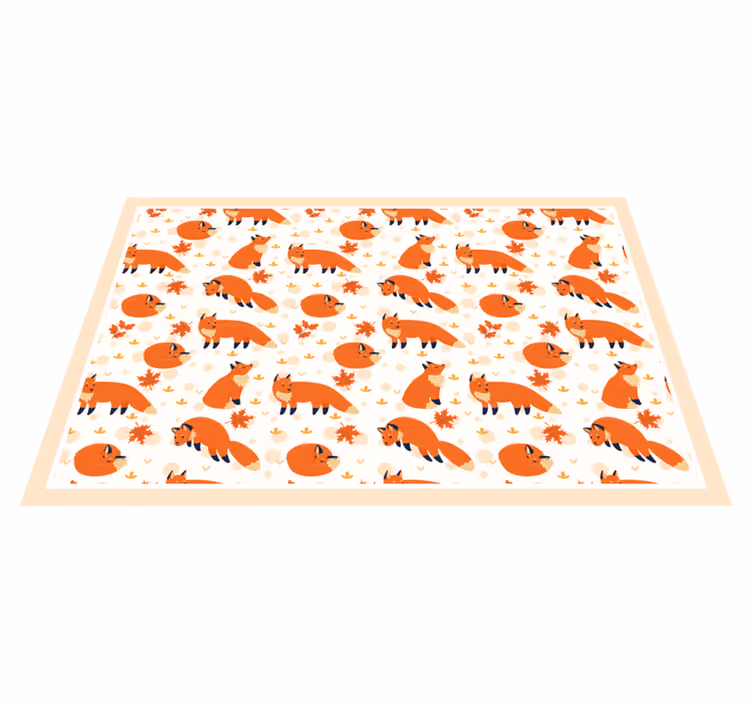 Krásne líšky detské prestieranie - Tenstickers