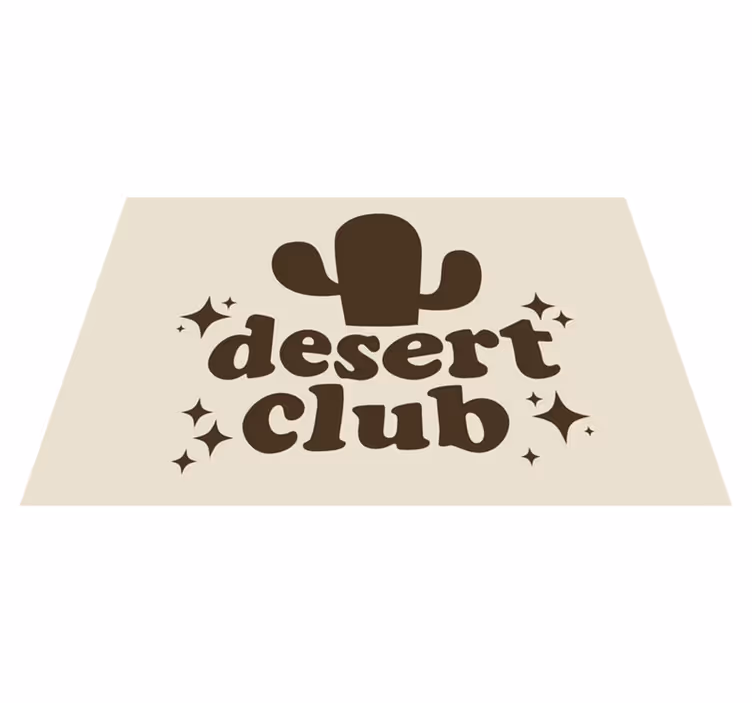 Originálne prestieranie dizajn cactus club - Tenstickers
