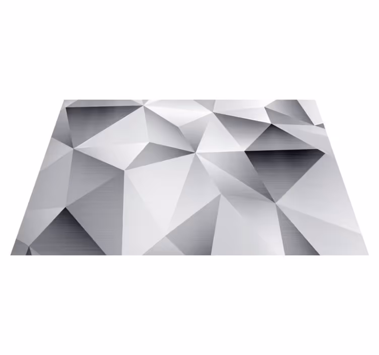 Strieborné kozmické prestieranie s geometrickou textúrou - Tenstickers