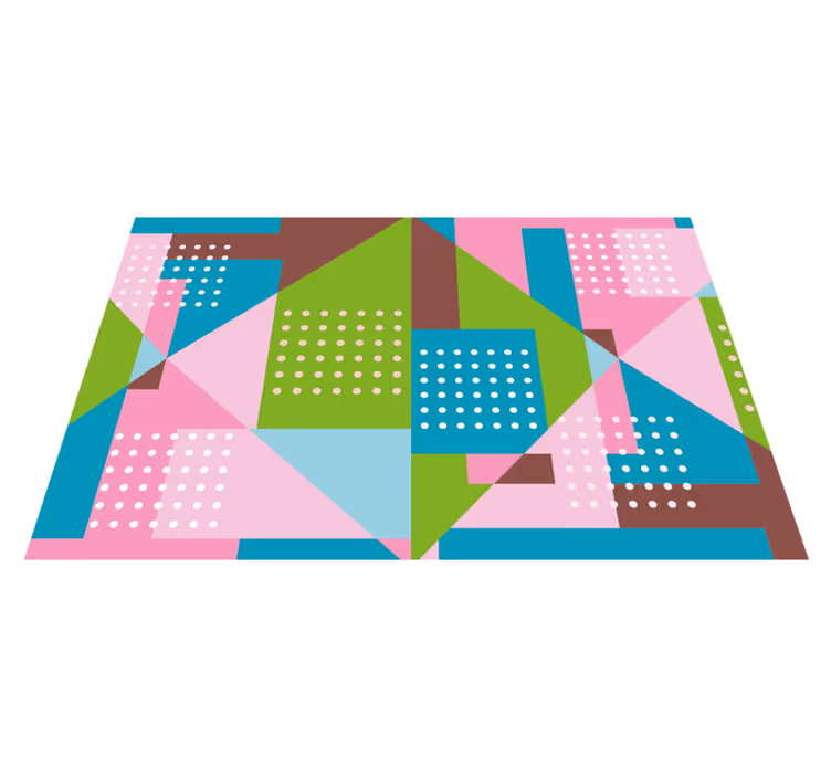 Moderné prestieranie na stôl Živá geometrická myšlienka - Tenstickers