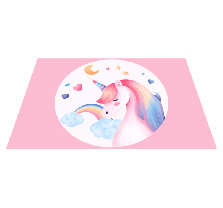 Detské prestieranie dúhový jednorožec - Tenstickers