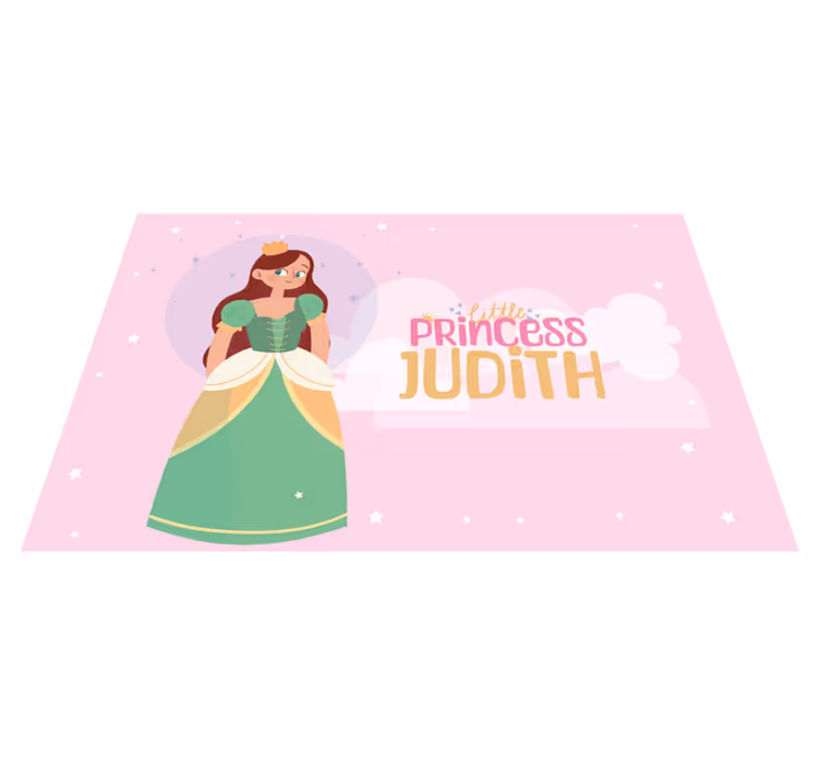 podložka na stôl s menom malá princeznáMalá princezná - Tenstickers