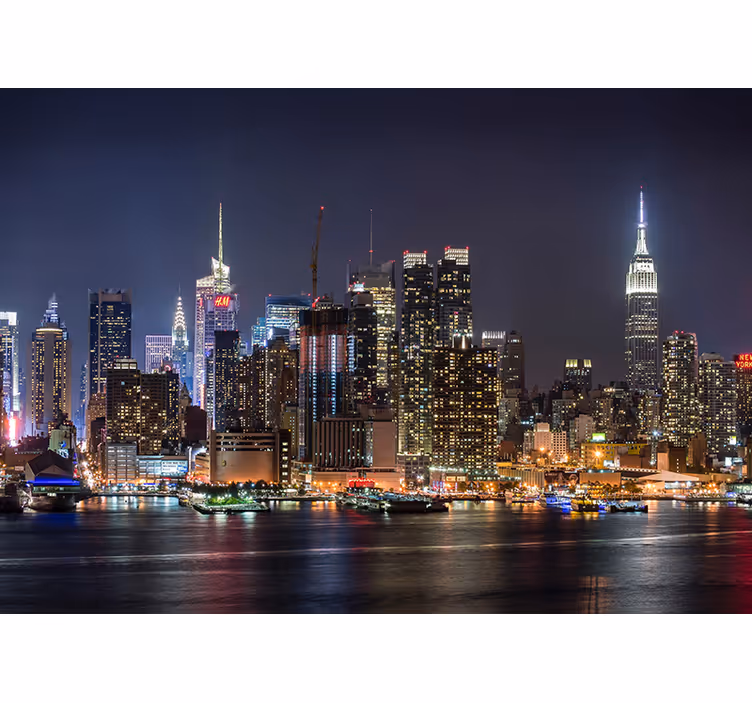 Noc v nástennej maľbe v new yorku - Tenstickers