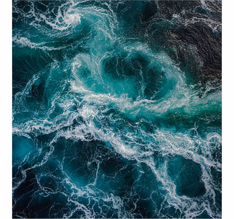 Fototapeta do kúpeľňe hlboké oceánske vlny - Tenstickers