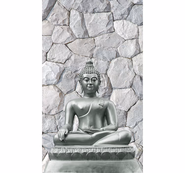 Fototapeta budha so vzhľadom kameňa - Tenstickers