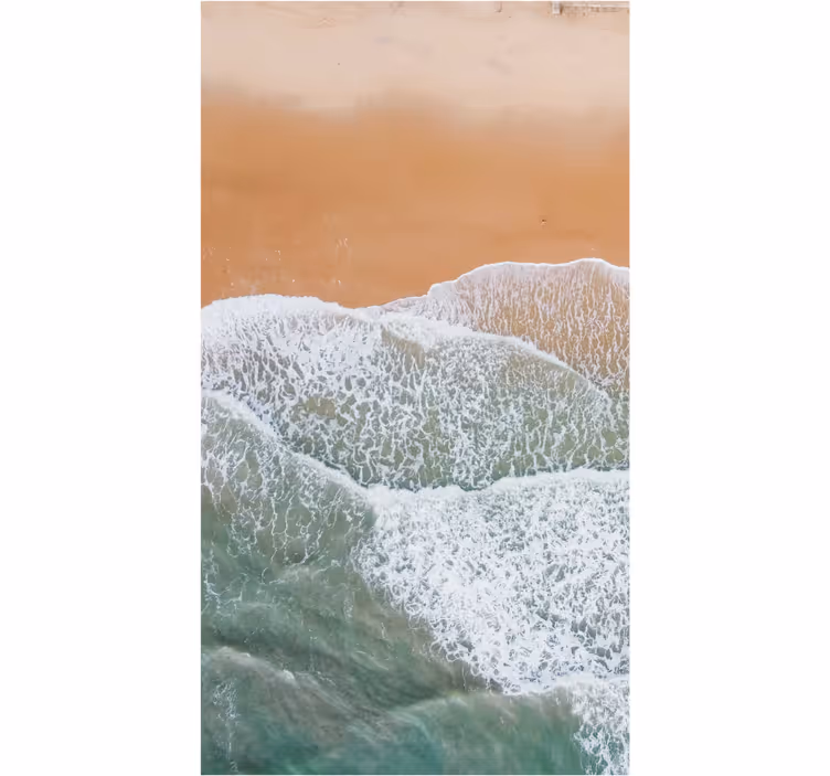 Fototapeta do kúpeľňe more s veľkými vlnami - Tenstickers