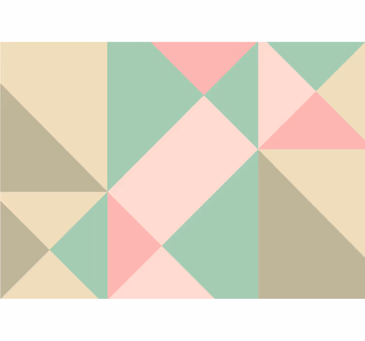 Fototapeta do kuchyne geometrická v jemných tónoch - Tenstickers