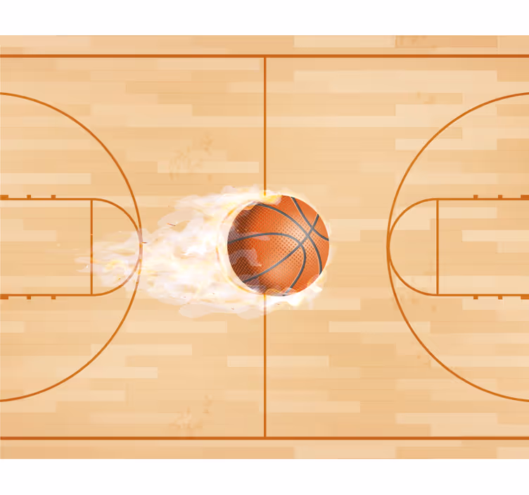 Bežové fototapety basketbalové ihrisko - Tenstickers