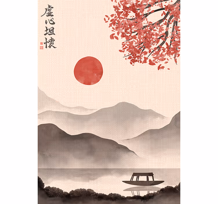 Bežové fototapety japandi štýlu - Tenstickers