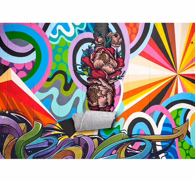 Graffiti nástenné maľby mestského umenia - Tenstickers