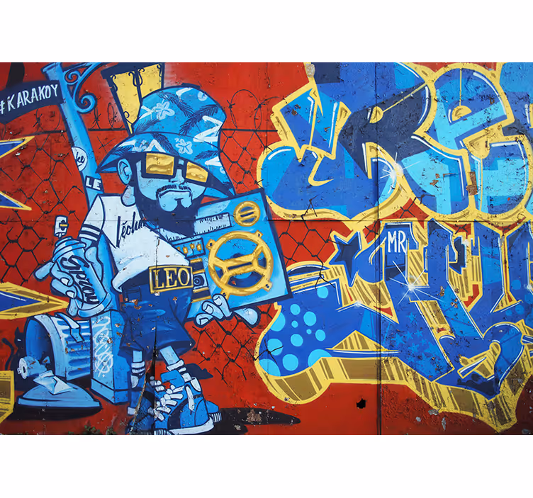 Cool grafitti nástenné maľby mestského umenia - Tenstickers