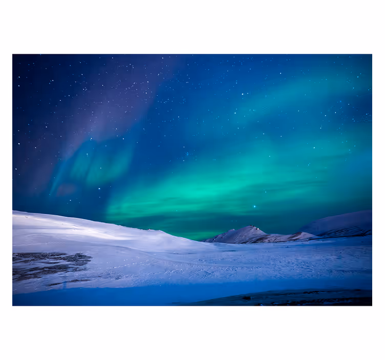 obloha fototapeta aurora nočná obloha - Tenstickers
