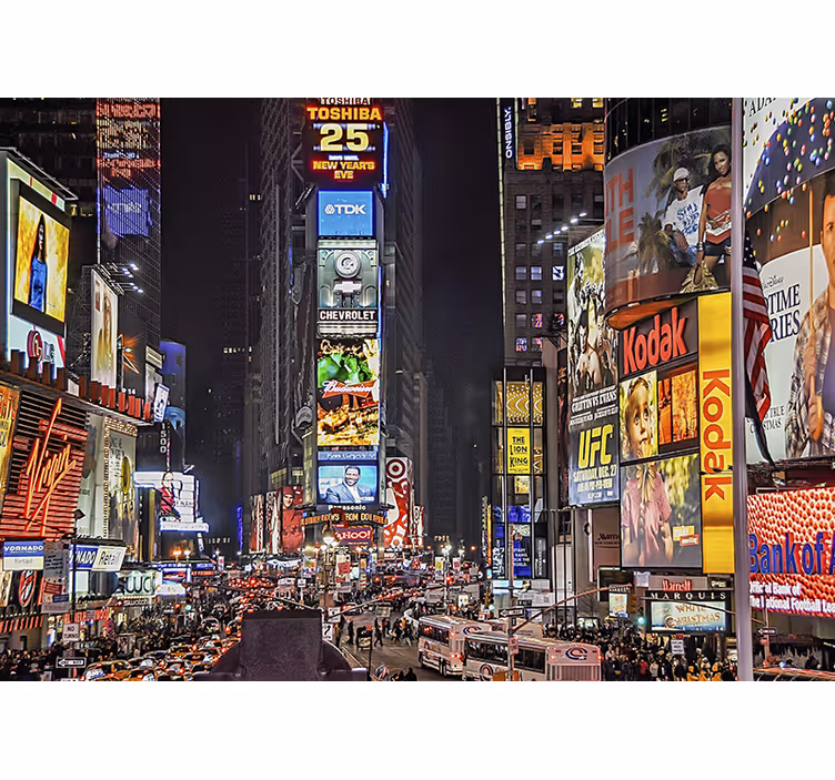 Fototapeta new york žiarivý times square - Tenstickers