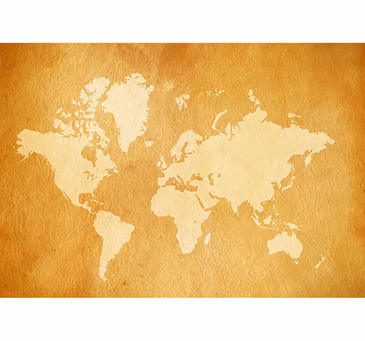 Vinobranie mapa sveta nástenná maľba - Tenstickers