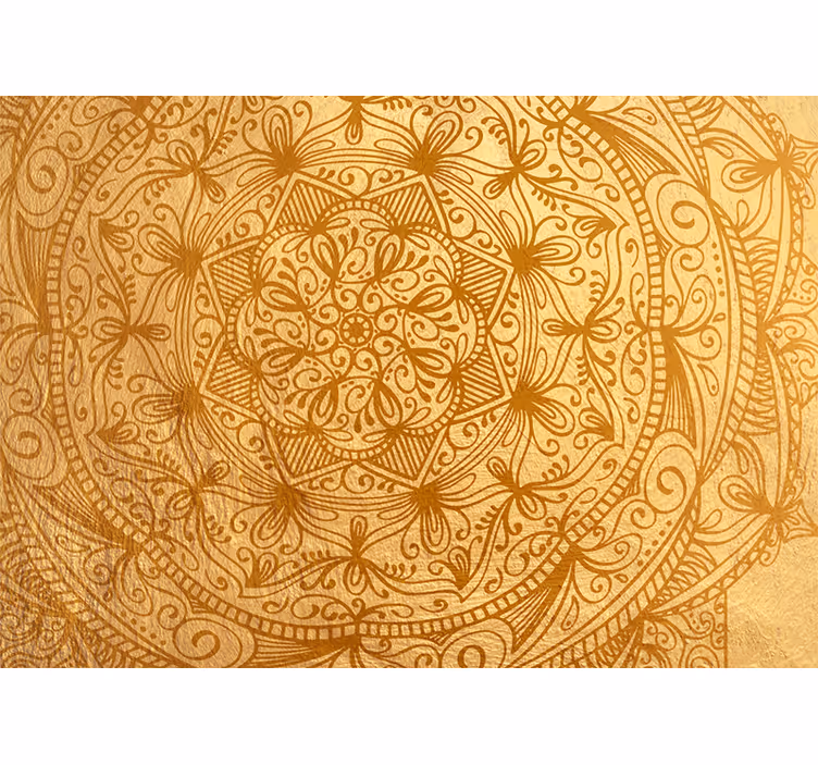 Ohromujúci zlatý mandala fotomurál - Tenstickers