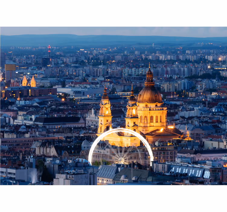 Budapešť pozadie fototapeta - Tenstickers