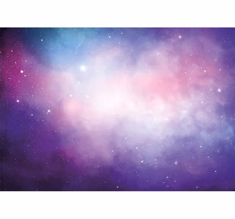 Ružová a fialová scéna galaxie priestor fototapeta - Tenstickers