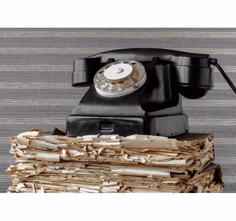 Fototapeta moto vintage telefón klasický - Tenstickers