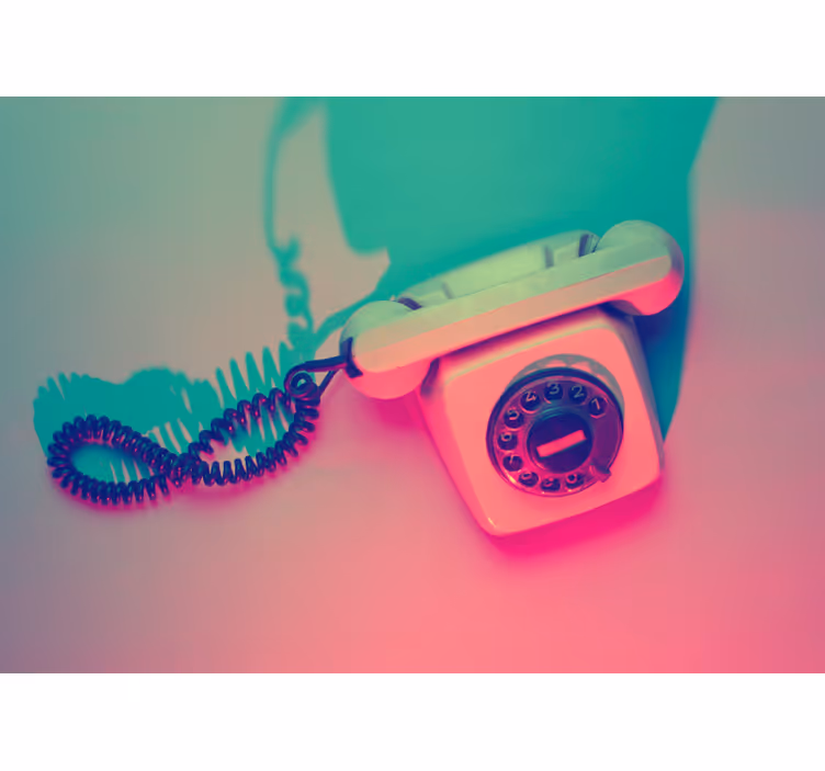 mestské umenie fototapety retro dizajn telefónu - Tenstickers