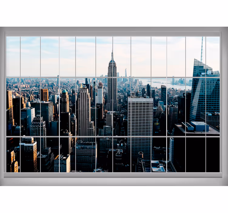 Okno v new yorku new york fototapeta - Tenstickers
