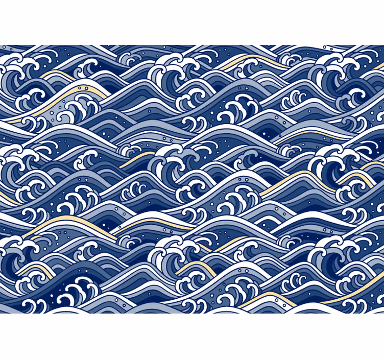 Fototapety more tečúce oceánske vlny - Tenstickers